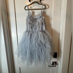 Tutu Du Monde Silver Embellished Dress